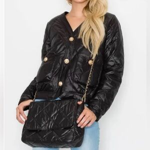 Joh. Puffer jacket/puffer purse set